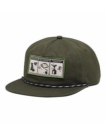 Columbia Unisex Green Ratchet Strap Snap Back