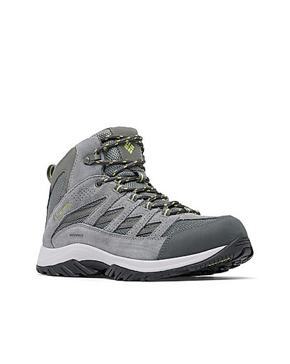 Columbia Men Grey Crestwood Mid Hiking & Trekking Shoes (Water Resistant)