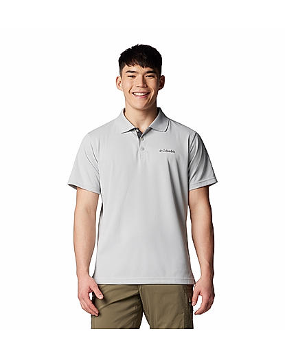 Columbia Mens Black Omni-Wick Utilizer Polo Tshirt