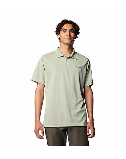 Columbia Mens Green Omni-Wick Utilizer Polo Tshirt