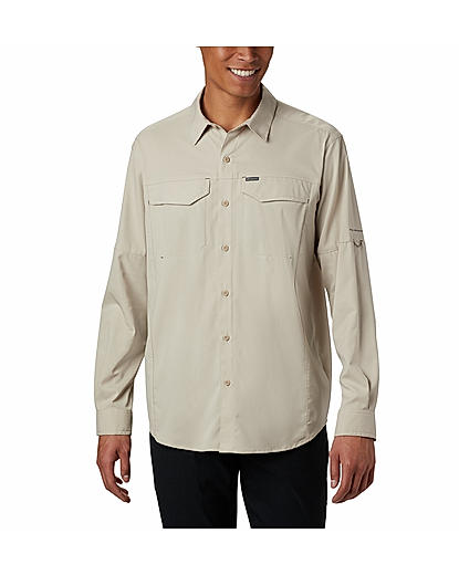 Columbia Men Beige Silver Ridge Lite Long Sleeve Shirt 