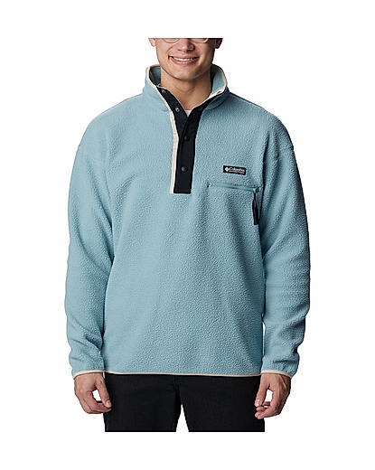 Columbia Men Blue Helvetia Half Snap Fleece
