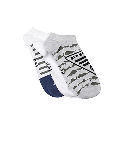 Columbia Men Multi PFG Elemets No Show Socks (Pack of 3) (Not Returnable)