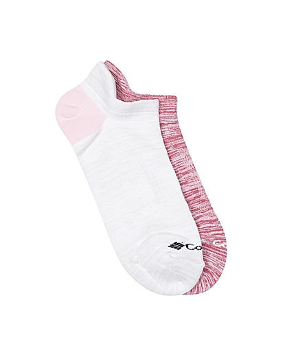 Columbia Women Pack of 2 Patterned Ankle Length Space Dye No-Show Lightweight Socks  (Not Returnable)