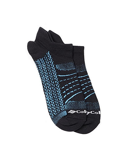 Columbia Women Pack of 2 Patterned Ankle Length Mapped No-Show Lightweight Socks