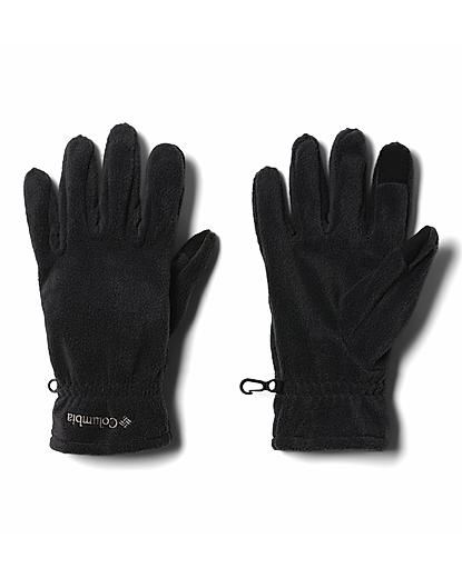 Columbia Men Black Steens Mountain Fleece Gloves 