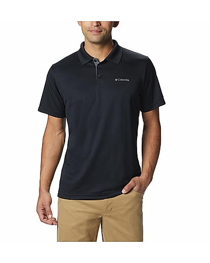 Columbia Men Black Utilizer Polo T-Shirt 