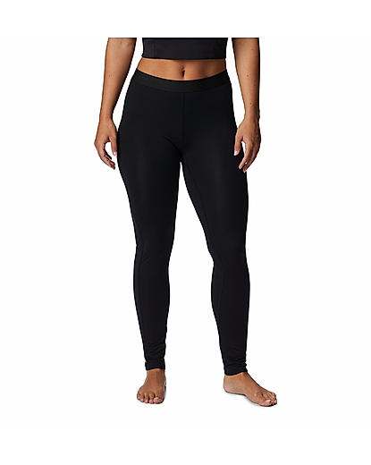 Columbia Women Black Midweight Stretch Tight Thermal Wear (Anti-odor Baselayer)