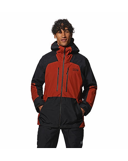 Mountain Hardwear Men Orange Boundary Ridge GORE-TEX Jacket