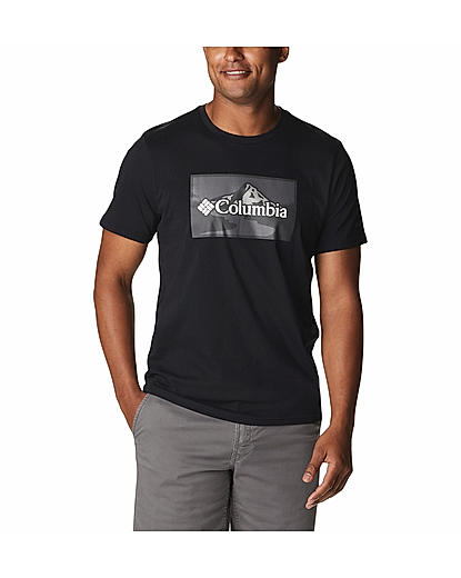 Columbia Men Black Path Lake Graphic T-Shirt II 