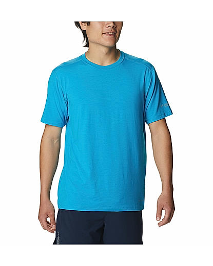 Columbia Men Blue M Endless Trail Running Tech T-Shirt