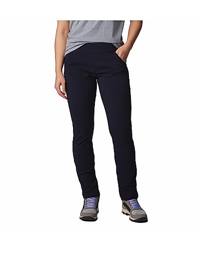 Columbia Women Navy Blue Anytime Casual Pull On Pant (Sun Protection)