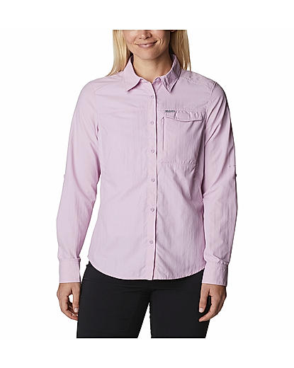 Columbia Women Purple Silver Ridge 2.0 Long Sleeve Shirt