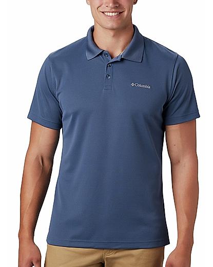 Columbia Men Navy Blue Utilizer Polo T-Shirt