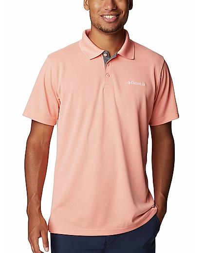 Columbia Men Peach Utilizer Polo T-Shirt