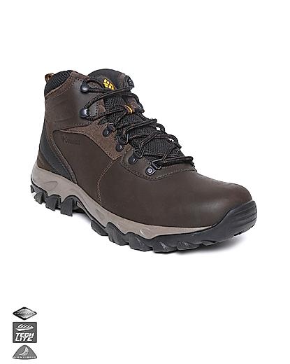 Columbia Men Brown Newton Ridge Plus II Shoes (Waterproof)