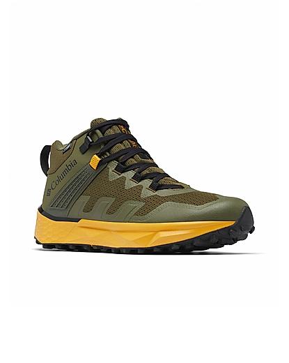 Columbia Men Green Facet 75 Mid Outdry Shoes (Complete Waterproof)