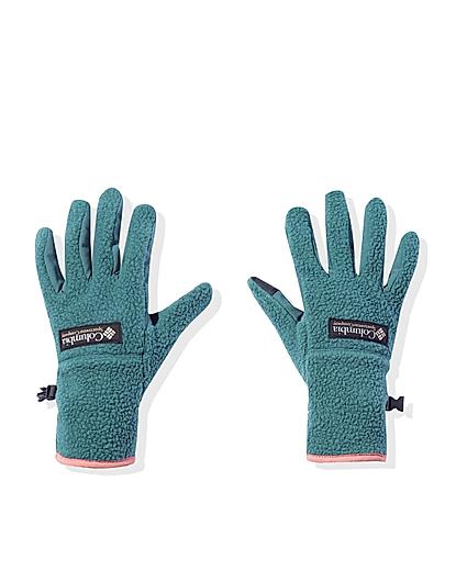 Columbia Women Green Helvetia Sherpa Gloves