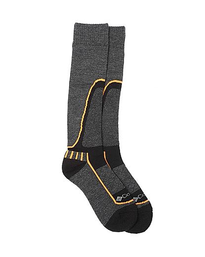 Columbia Unisex Grey Socks Ux Ski Otc/Lrg (Pair of 1)