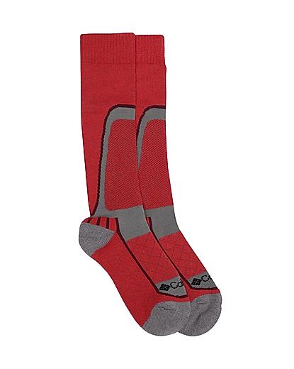 Columbia Unisex Red Socks Ux Ski Otc/Sml (Pair of 1)