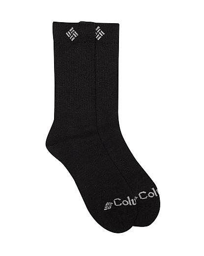 Columbia Men Black Socks Mn Wool Thermal Crew (Pair of 2) (Not Returnable)