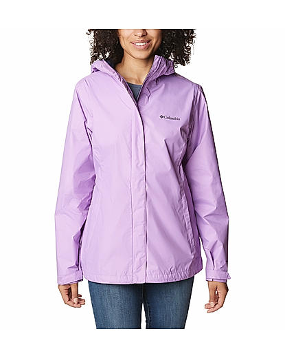Columbia Women Purple Arcadia II Rain Jacket