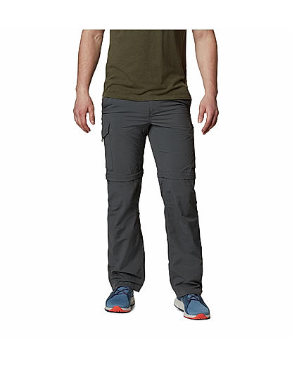 Columbia Men Grey Silver Ridge Convertible Pant