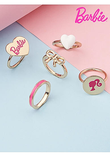 Barbie™ Limited Edition Gift Set of 5 Finger Rings