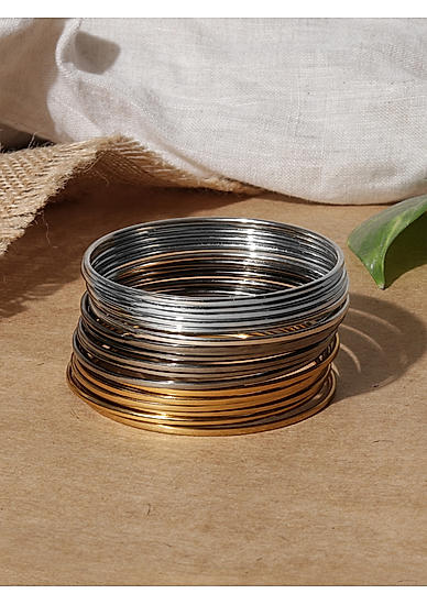 Steel bangles set store