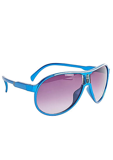 Kids Blue Round Shape Sunglasses