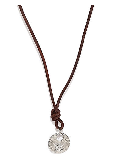 Men Brown and Silver-Toned Necklace