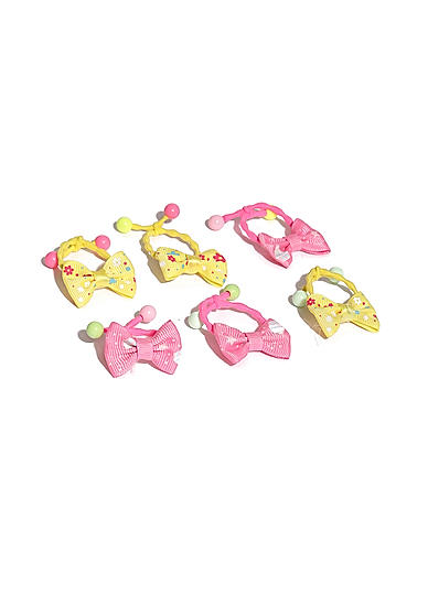 Kids Set Of 6 Ponytail Holders