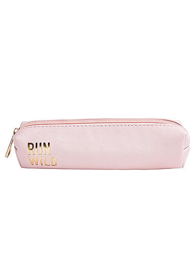 Pretty Pink Glitter Run Wild Pencil Case