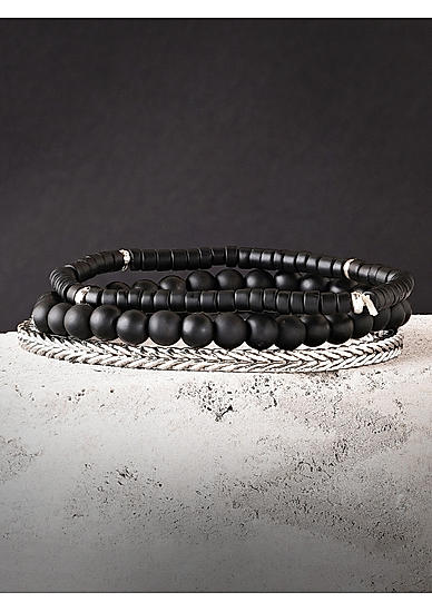 Men's Bracelet, Black Beads Bracelet, Men's Jewelry, Made in Greece, by  Christina Christi Jewels. - Etsy | Mens beaded bracelets, Black beaded  bracelets, Mens bracelet black