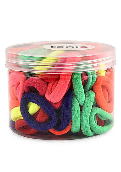 Set Of 100 Multicolor Pastel Rubber Band