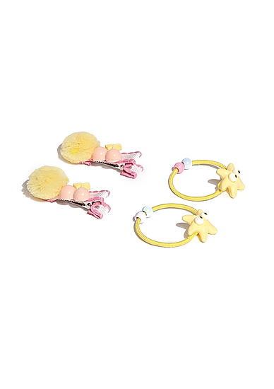 Set Of 4 Synthetic Hair Accessory