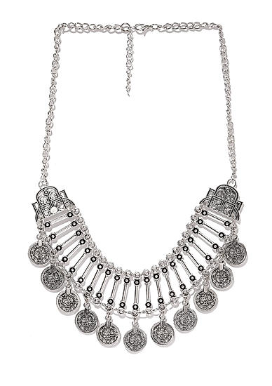 Silver Tribal Necklace