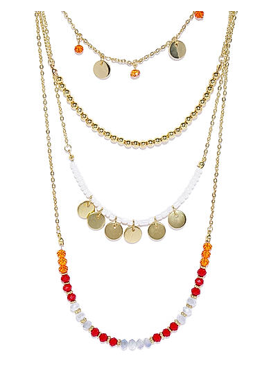 Multicolor Layered Necklace