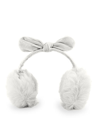 ToniQ White Fluffy Fur Ear Muffs