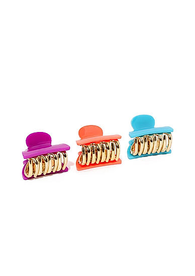 Set Of 3 Hair Claw For Women