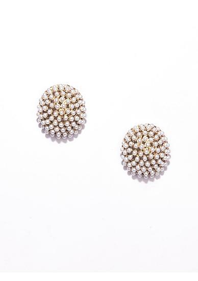 Gold-Toned Dome Shaped Studs