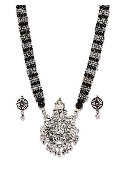 Silver-toned Jewellery Set