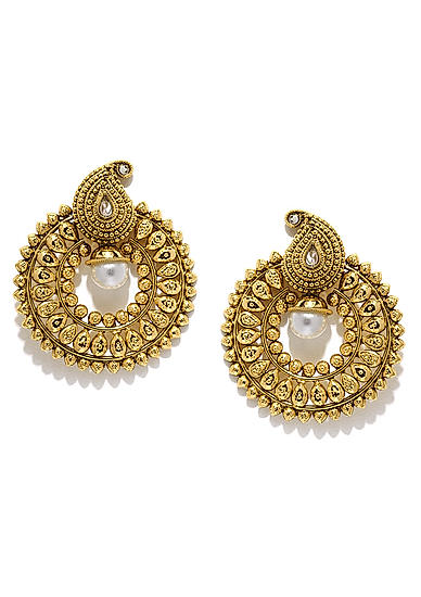 Gold-Toned Drop Earrings