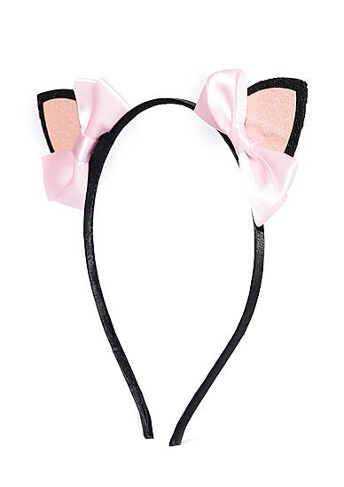 Black and Pink Embellished Hairband