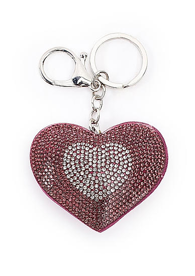 Heart Shape Bling Key Chains