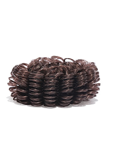 Brown Frilly Rubber Band