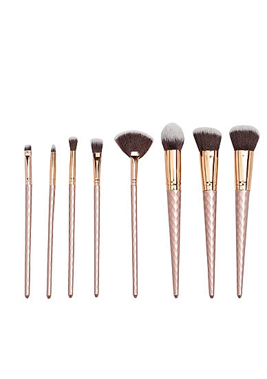 Unicorn's gold Essentials Set of 8 Makeup Brushes