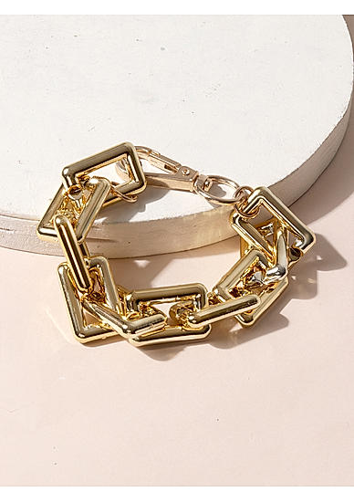 Gold Plated Linked Bracelet 