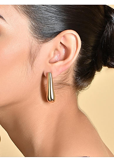 Gold Plated Stud Earring Women