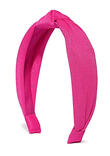 Fuchsia Solid Top Knot Hairband